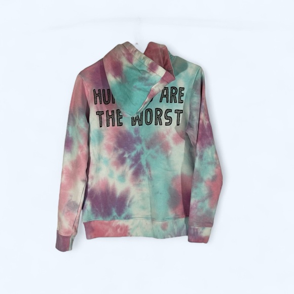 ALIEN TIE-DYE BLACK MATTER HOODIE - Picture 3 of 6